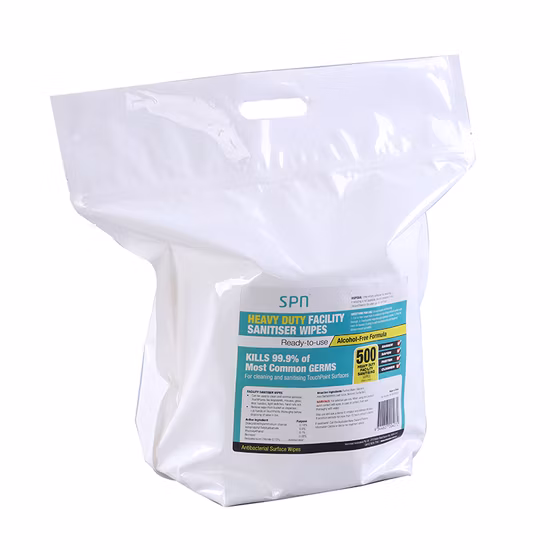 Spezielle Vliesstoffe, besonders weich und sanft, biologisch abbaubar, desinfizieren bequem und vorbeugend