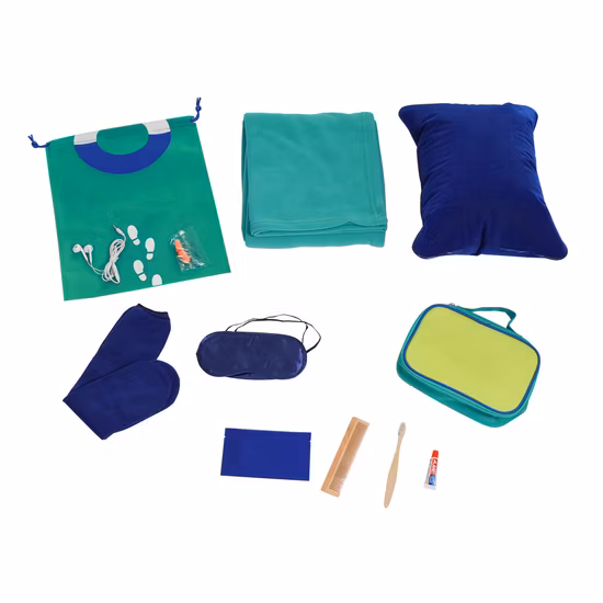 Nachhaltige Fluggesellschaften Amenity Kits Airline Overnight Kit Airline Dental Kit