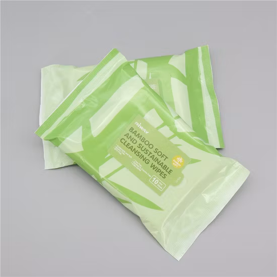 Wz 100 % biologisch abbaubare Bambusfasern, biologisch abbaubare Großhandels-organische antibakterielle Babytücher, Baby-Feuchttücher
